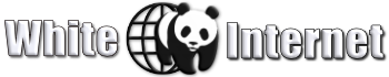 White Internet Logo
